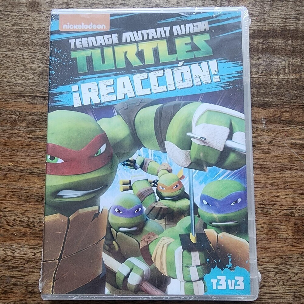 Teenage Mutant Ninja Turtles Reaccion DVD Season 3 Vol 3 Nickelodeon New Sealed